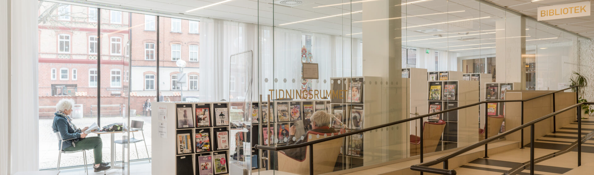 Kristianstads Stadsbiblioteks tidningsrum