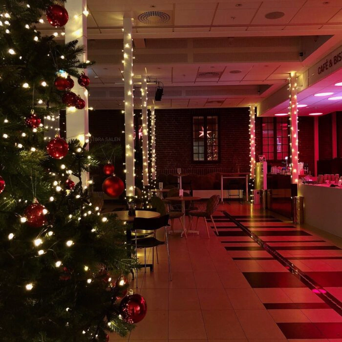 Julbild på Café & Bistro