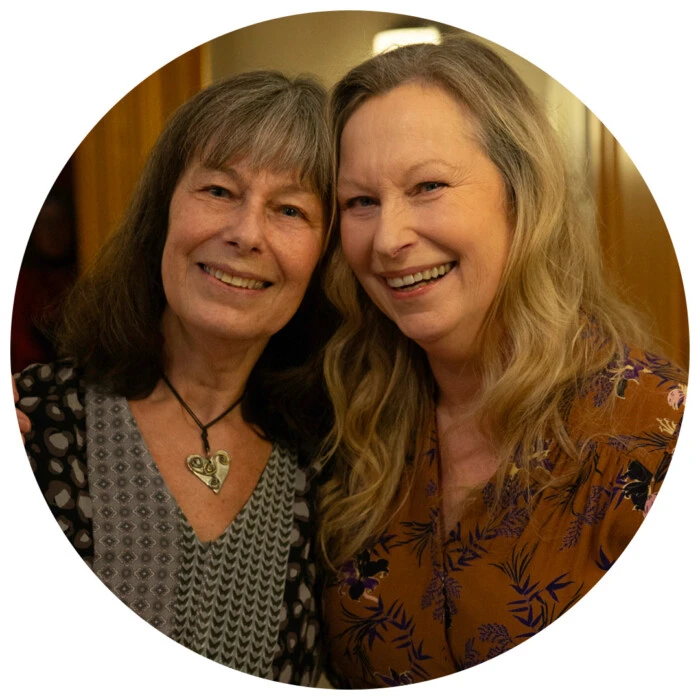 Författarna Åsa och Ewa. Foto av Stefan Johansson.